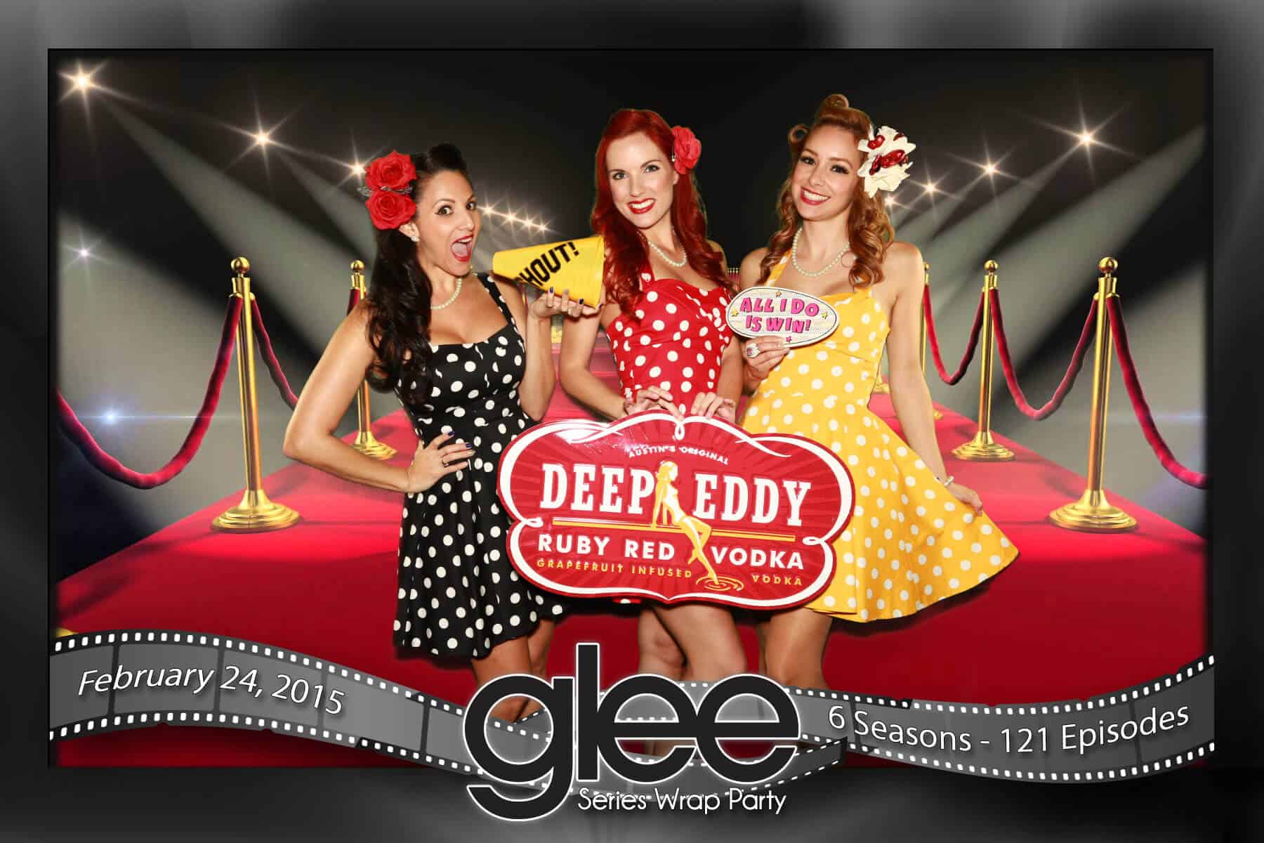 Glee Series Wrap Party photobooth los Angeles