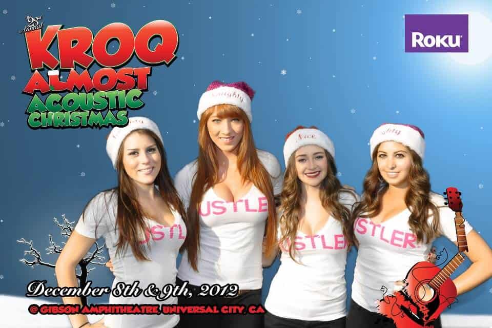 KROQ Almost Acoustic Christmas photobooth los Angeles