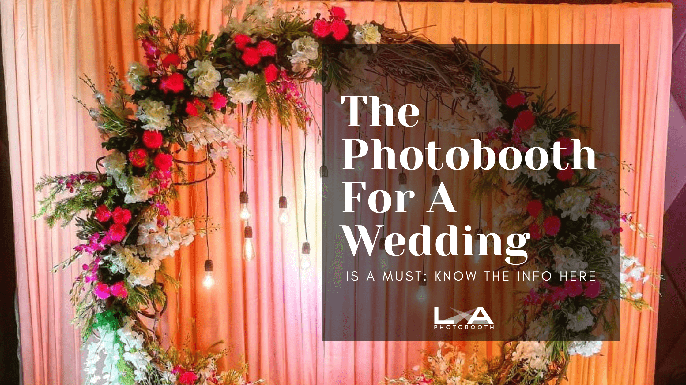 Affordable Photo Booth Rentals For Your Wedding