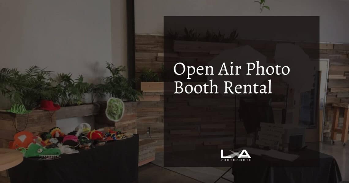 Open Air Photo Booth Rental