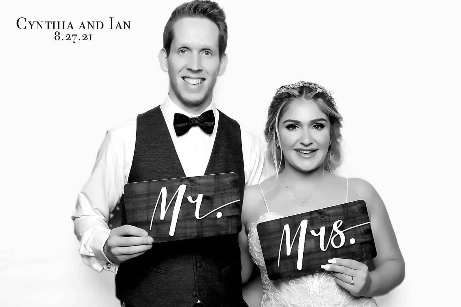 Black and White Photo Booth Rental in Los Angeles, CA