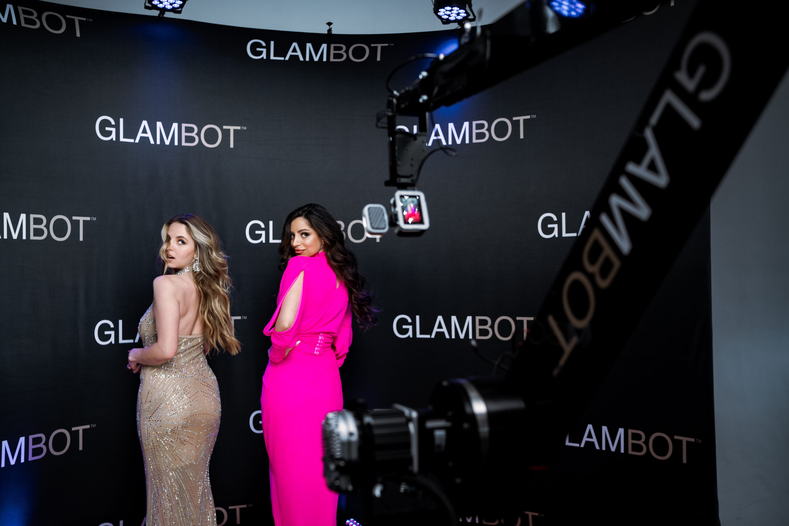 Guests enjoying a photographed event moment